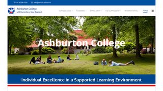 
                            12. Ashburton College: Home