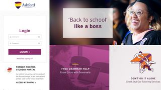 
                            3. Ashford - Student Login