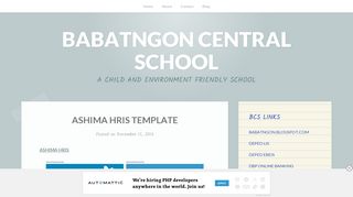 
                            8. ASHIMA HRIS TEMPLATE – BABATNGON CENTRAL SCHOOL