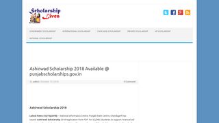 
                            10. Ashirwad Scholarship 2018 Available @ punjabscholarships.gov.in