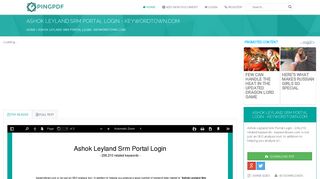 
                            5. Ashok Leyland Srm Portal Login - keywordtown.com - PDF Free ...