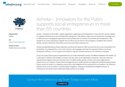 
                            12. Ashoka - Salesforce.org