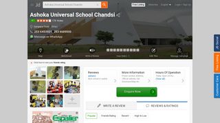 
                            6. Ashoka Universal School Chandsi, Gangapur Road - Ashok Universal ...