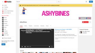 
                            13. Ashy Bines - YouTube