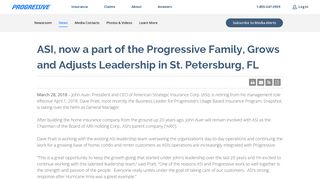 
                            7. ASI, now a part of the Progressive Family, Grows and Adjusts