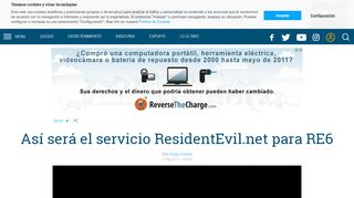 
                            13. Así será el servicio ResidentEvil.net para RE6 - HobbyConsolas ...