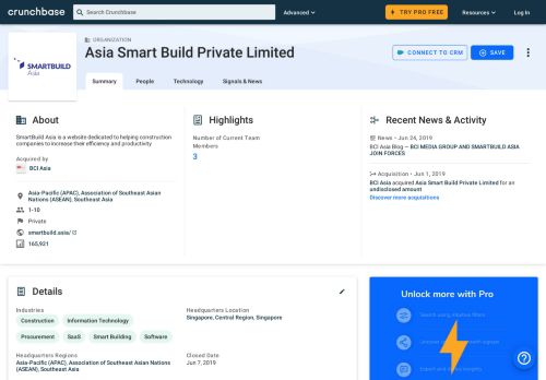 
                            9. Asia Smart Build Private Limited | Crunchbase