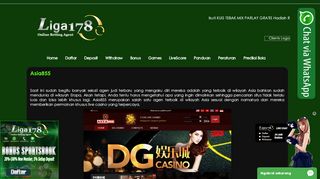 
                            9. Asia855 - SBOBET Mobile | Link SBOBET | Sbo4D | Liga178