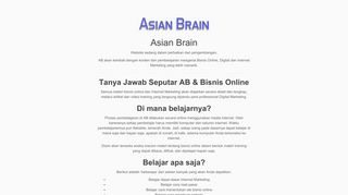 
                            1. Asian Brain