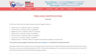 
                            12. Asian College of Teachers - TESOL COURSE INDIA