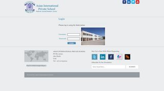 
                            1. Asian International Private School :: Login