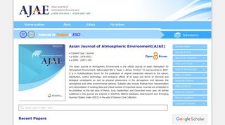 
                            7. Asian Journal of atmospheric environment