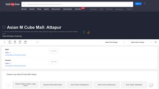 
                            6. Asian M Cube Mall: Attapur | Movie Showtimes Near You in ...