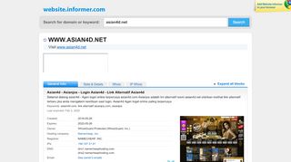 
                            5. asian4d.net at WI. Asian4d - Asianjos - Login Asian4d - Link Alternatif ...