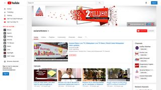 
                            3. asianetnews - YouTube