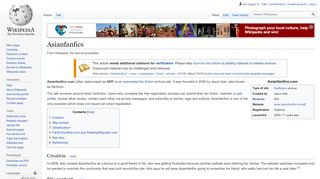 
                            7. Asianfanfics - Wikipedia