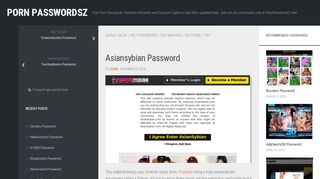 
                            3. Asiansybian Password – Porn PasswordsZ