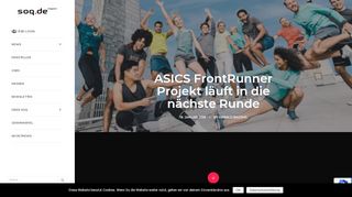 
                            11. ASICS FrontRunner Projekt läuft in die nächste Runde - Soq.de