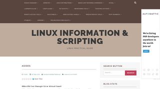
                            9. Aside – Page 7 – Linux Information & Scripting