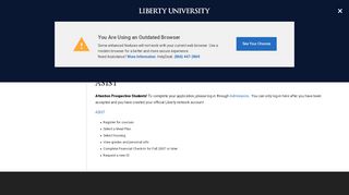 
                            5. ASIST | University Offices | Liberty University