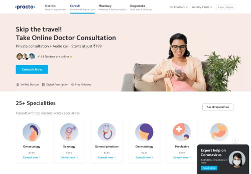 
                            4. Ask A Doctor Online And Get Answers 24X7 | Online Doctor ... - Practo