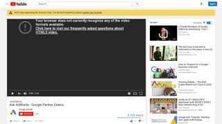 
                            9. Ask AdWords - Google Partner Exams - YouTube