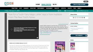 
                            2. “Ask For a Tooth Fairy Magic Letter” App is Now Available From The ...