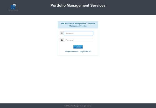 
                            9. ASK Investment Managers Pvt. Ltd - PMS Client Portal