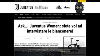 
                            12. Ask... Juventus Women: siete voi ad intervistare le bianconere ...