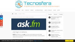 
                            4. Ask login in italiano | Tecnosfera