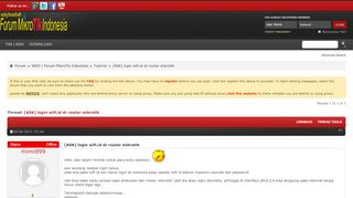 
                            4. [ASK] login wifi.id dr router mikrotik - Forum MikroTik Indonesia