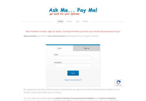 
                            2. Ask Me... Pay Me! Irish Survey Panel - Home