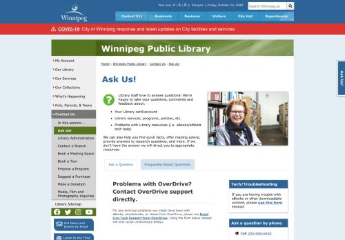 
                            12. ASK US! - Winnipeg Public Library - City of Winnipeg