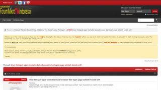 
                            11. [ASK] User Hotspot agar otomatis buka browser dan login page ...
