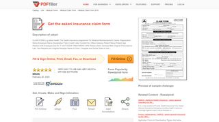 
                            10. Askari Insurance Claim Form - Fill Online, Printable, Fillable ...