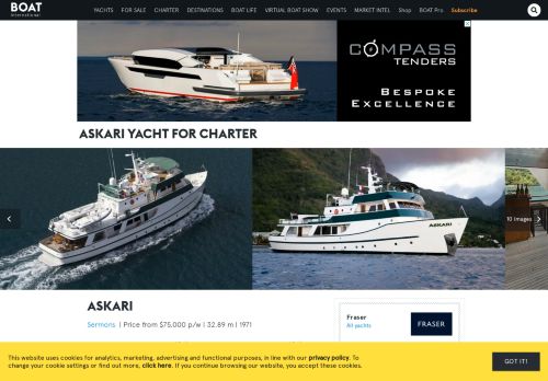 
                            10. ASKARI yacht for charter | Boat International