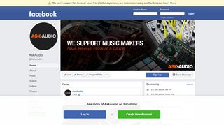 
                            10. AskAudio - Home | Facebook