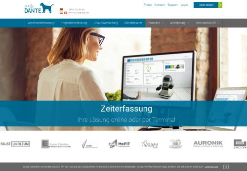 
                            1. askDANTE: Zeiterfassung online » Für alle Arbeitszeitmodelle