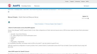 
                            8. AskF5 | Manual Chapter: OAuth Client and Resource Server