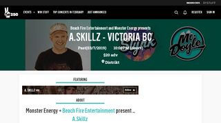 
                            13. A.Skillz - Victoria BC in Victoria at Distrikt - Do250