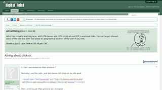
                            13. Asking about clicksor. - Digital Point Forums