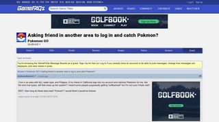 
                            3. Asking friend in another area to log in and catch Pokmon? - Pokemon ...