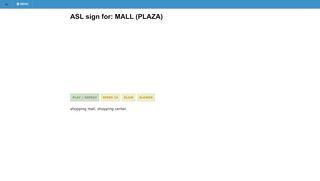
                            10. ASL sign for MALL (PLAZA) | HandSpeak