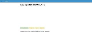 
                            13. ASL sign for TRANSLATE | HandSpeak