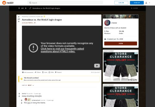 
                            10. Asmodeus vs. the WotLK login dragon : wow - Reddit