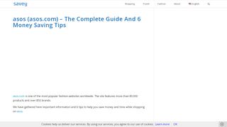 
                            12. asos (asos.com) - The Complete Guide And 6 Money Saving Tips ...