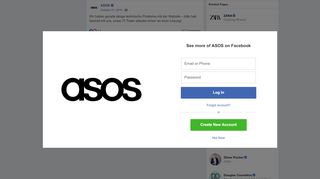 
                            5. ASOS - Wir haben gerade einige technische Probleme mit der ...