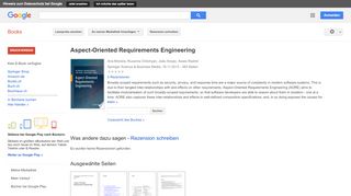 
                            13. Aspect-Oriented Requirements Engineering