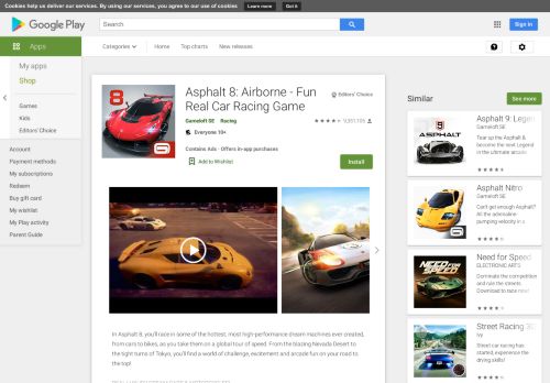 
                            8. Asphalt 8: Airborne – Apps on Google Play