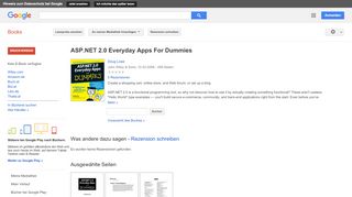 
                            13. ASP.NET 2.0 Everyday Apps For Dummies